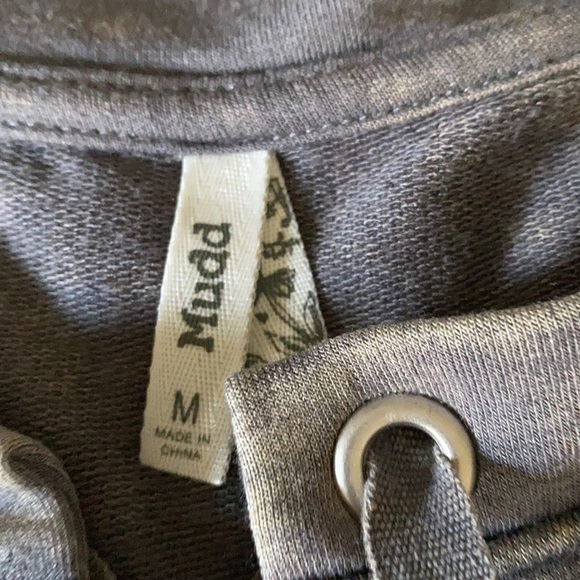 Mud space dye SOFT lace up sweater - Picture 6 of 6